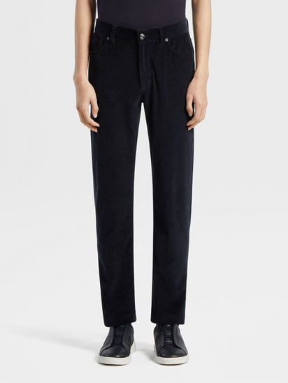 Navy Blue Cashco Roccia Pants SS25 28367756 | Zegna US Navy Blue Cashco Roccia Pants SS25 28367756 | Zegna US