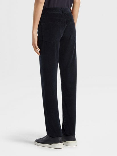 Navy Blue Cashco Roccia Pants SS25 28367756 | Zegna US Navy Blue Cashco Roccia Pants SS25 28367756 | Zegna US