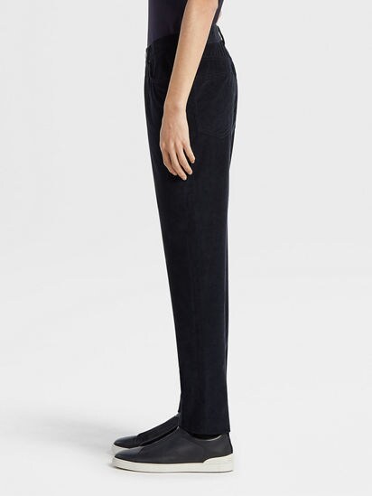 Navy Blue Cashco Roccia Pants SS25 28367756 | Zegna US Navy Blue Cashco Roccia Pants SS25 28367756 | Zegna US