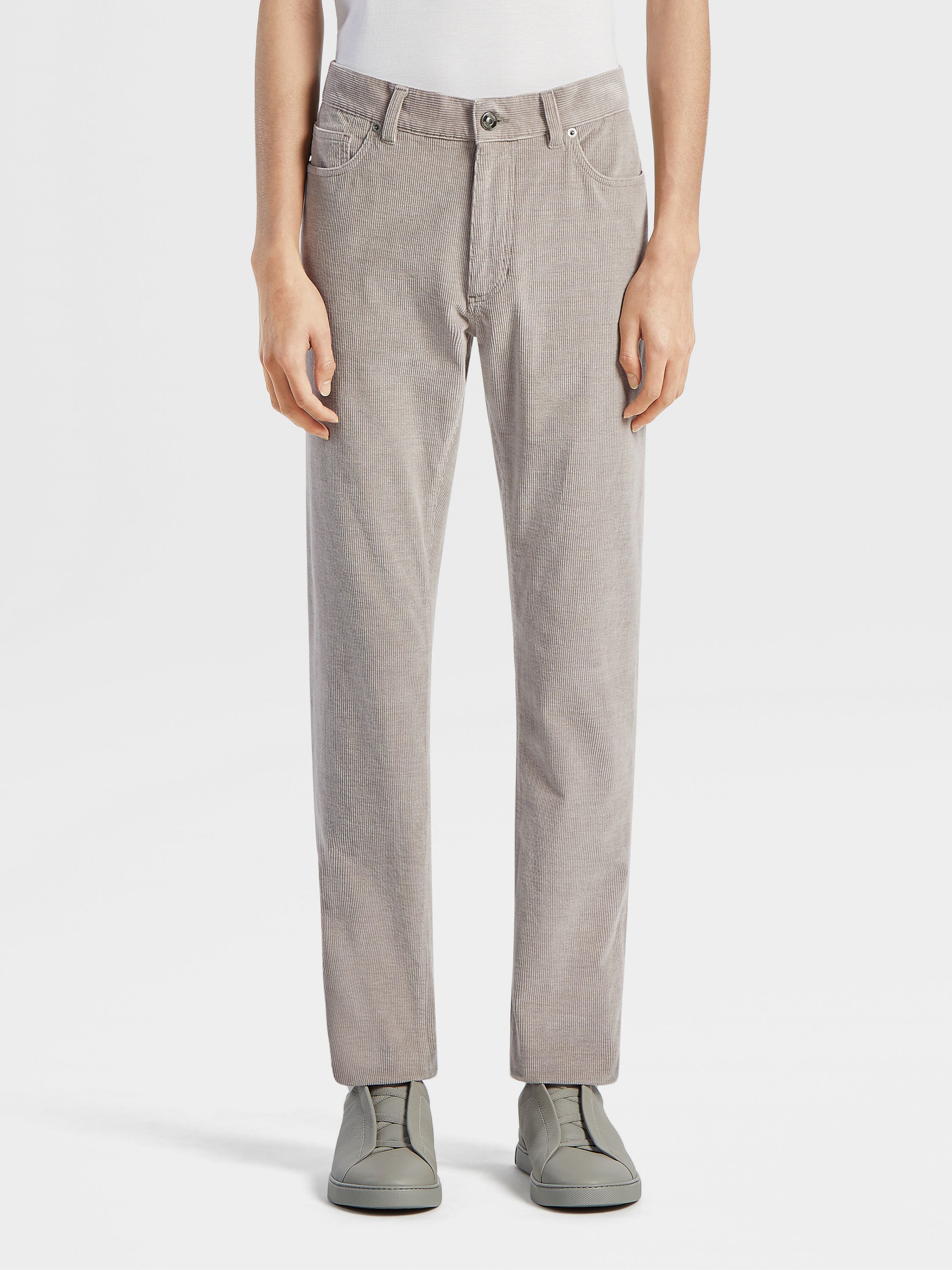 Light Taupe Cashco Roccia Pants Product detail photo #1