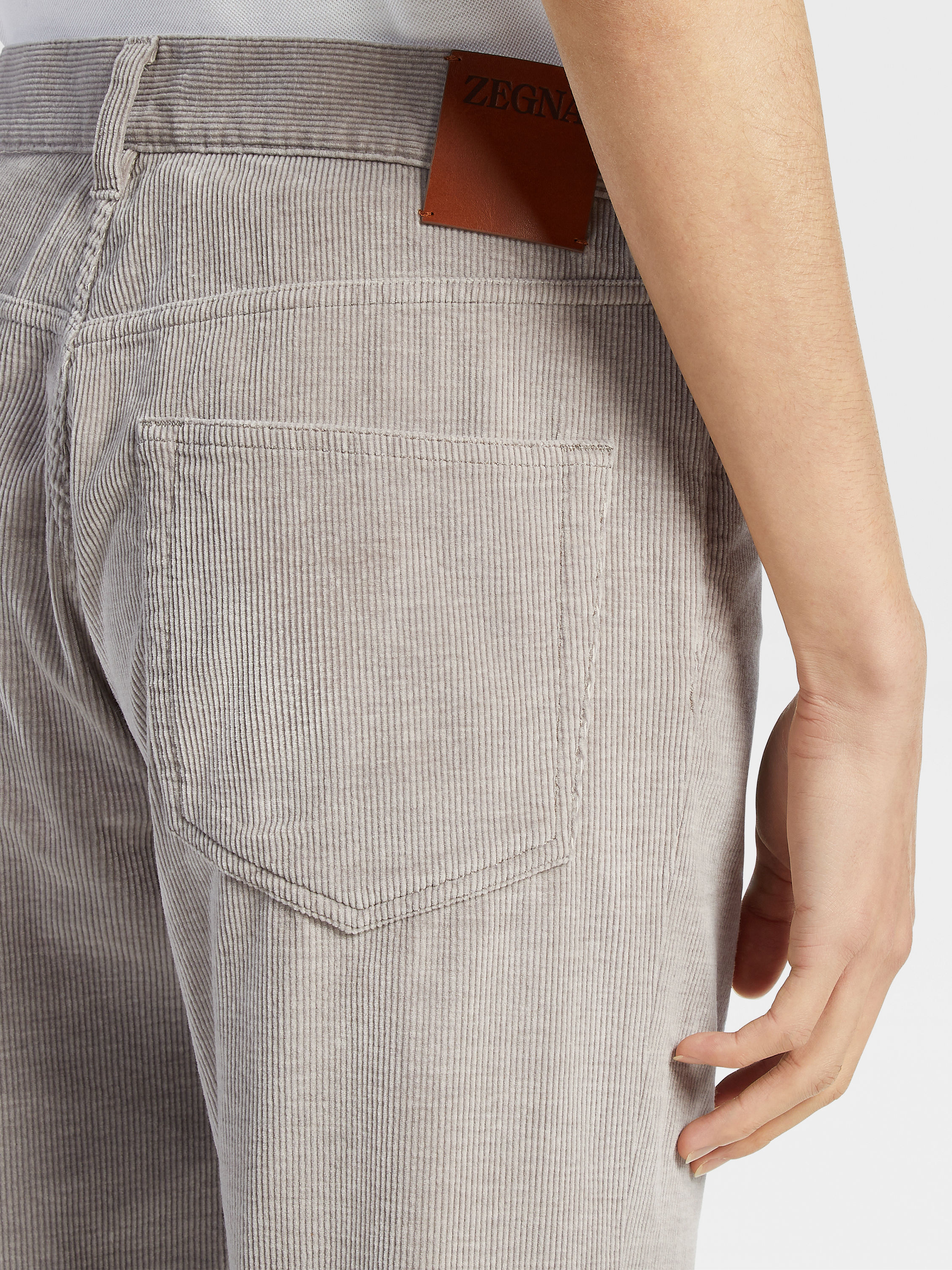 Light Taupe Cashco Roccia Pants Product detail photo #4