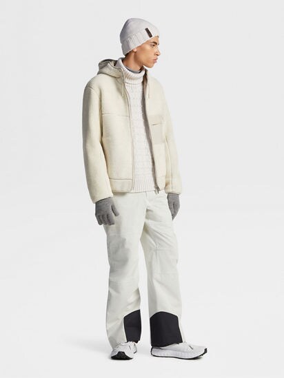 Zegna shearling outlet coat