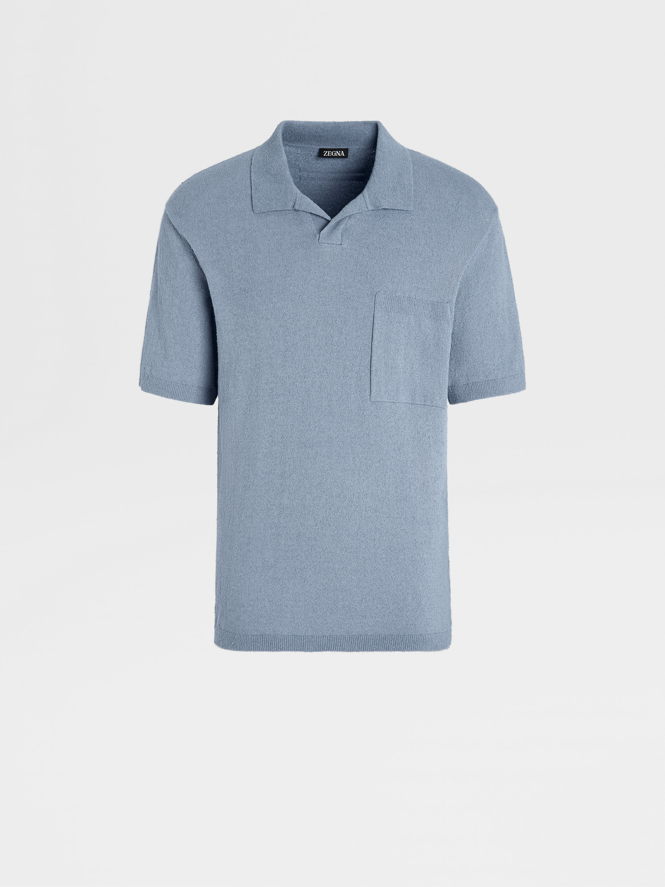 White Cotton Blend Polo Shirt FW23 28040822 | Zegna US