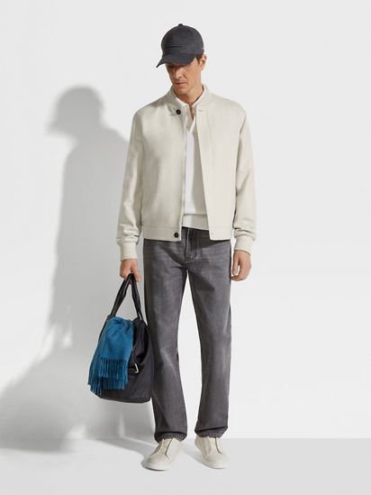 Oasi Cashmere Elements Bomber SS25 28035771 | Zegna US Oasi Cashmere Elements Bomber SS25 28035771 | Zegna US
