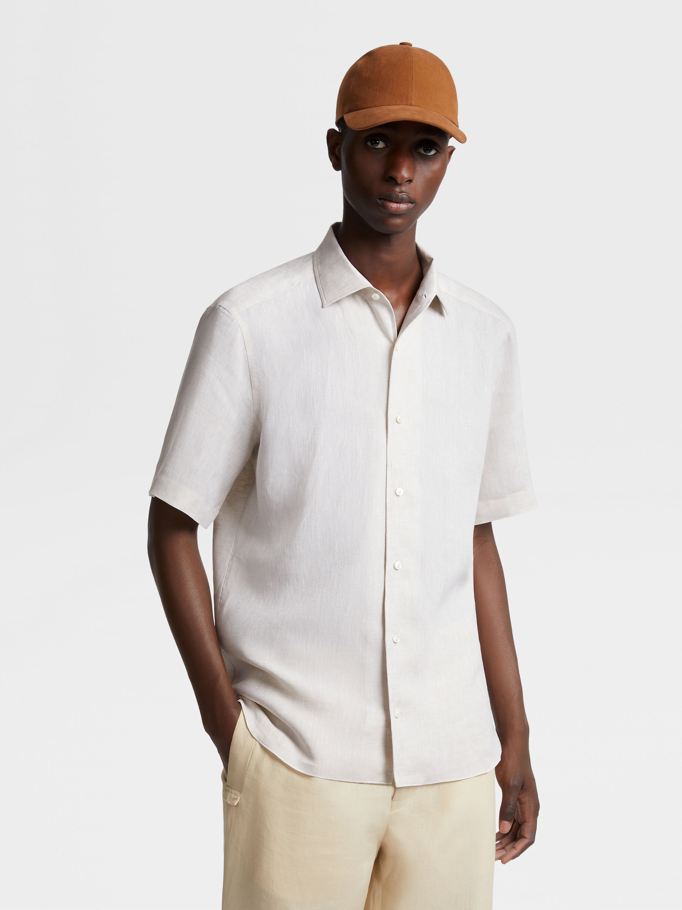 Linen Shirt Product detail photo #4