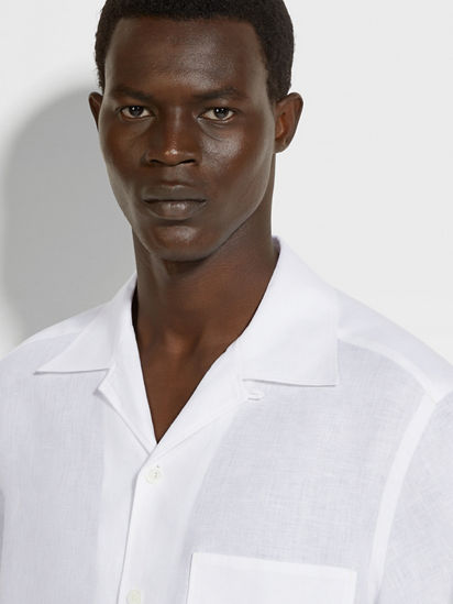 Oasi Lino シャツ SS26 28015794 | Zegna JP