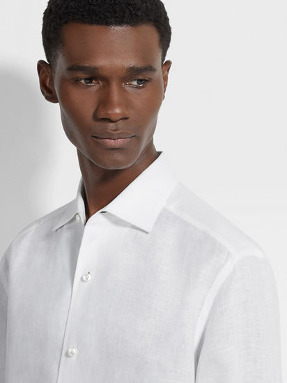 Oasi Lino Shirt FW25 27938701 | Zegna RO