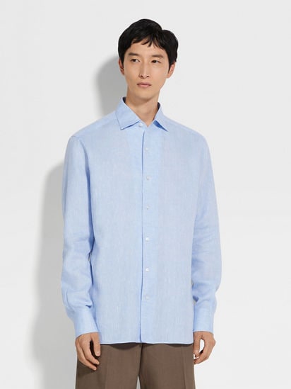 Oasi Lino Shirt FW25 27938393 | Zegna ROW