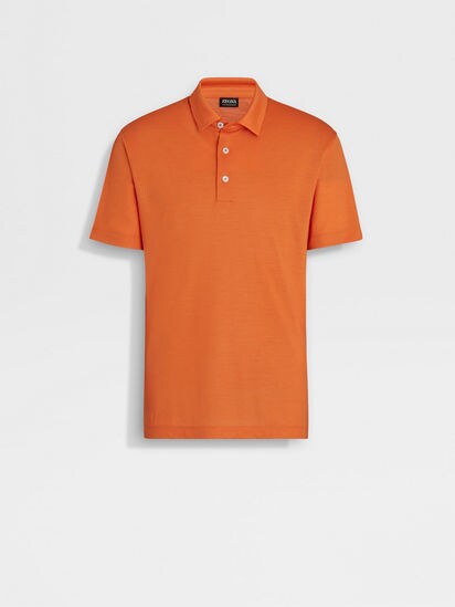 Bright orange polo shirt hotsell