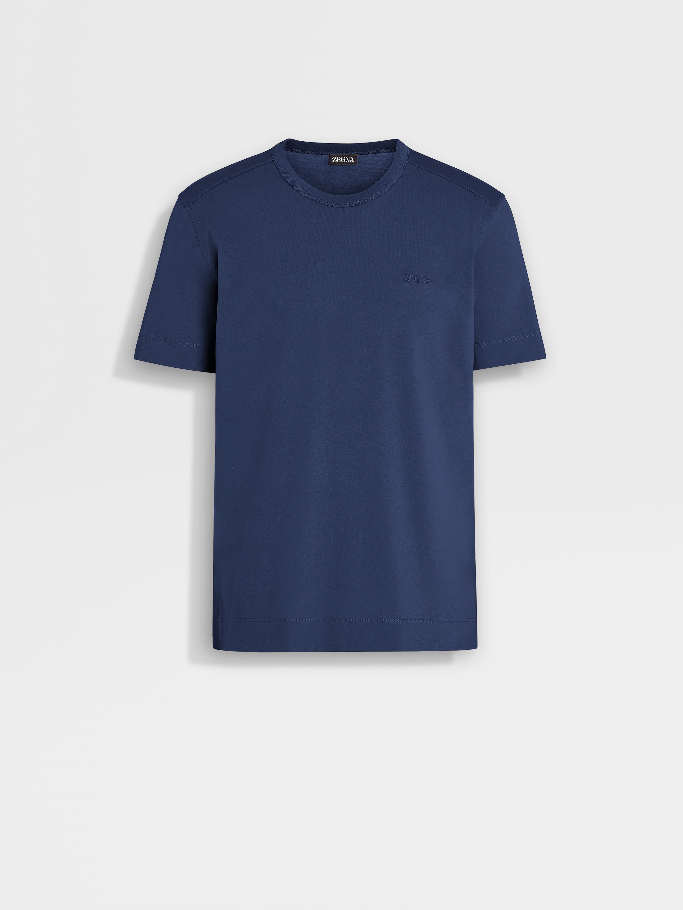 Utility Blue Cotton T-shirt 