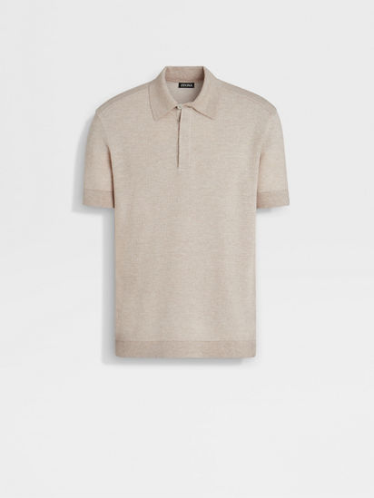 Cotton clearance linen polo