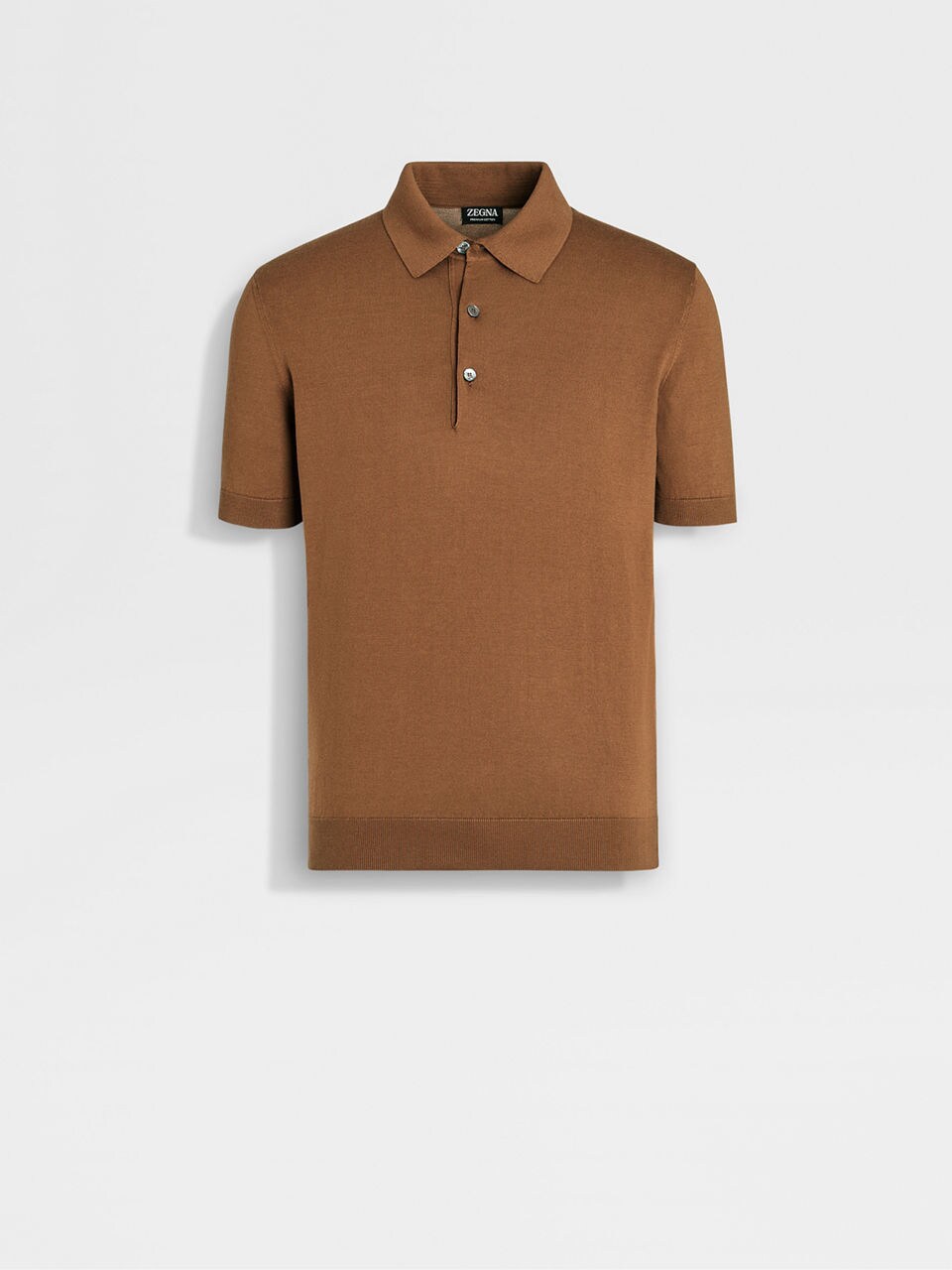 ZEGNA Black Rib Polo