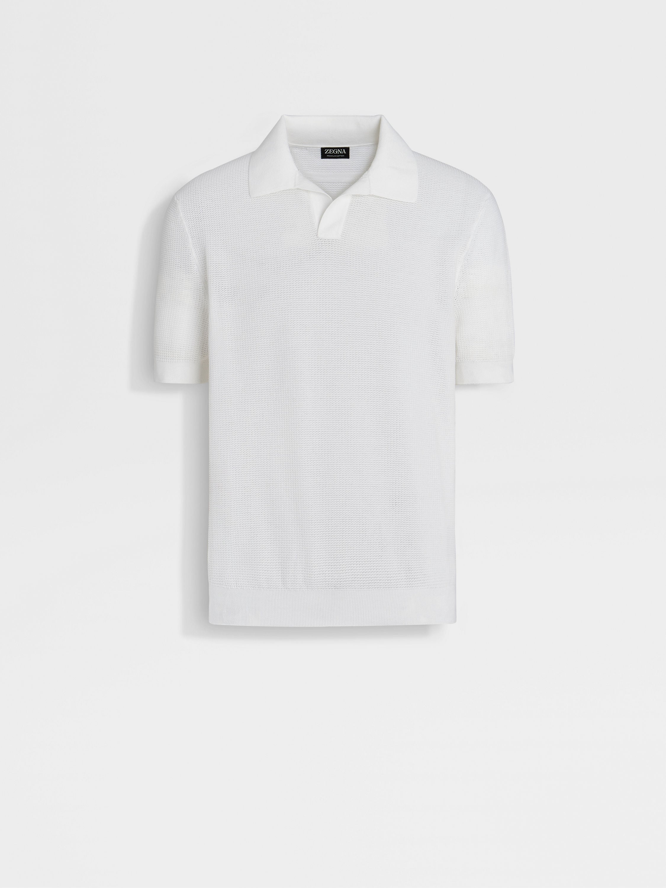 White Premium Cotton Polo Shirt