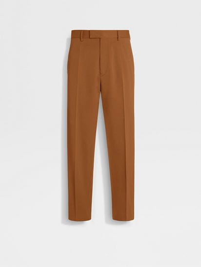 Dark Foliage Cotton and Wool Pants SS25 29999424 | Zegna US Dark Foliage Cotton and Wool Pants SS25 29999424 | Zegna US