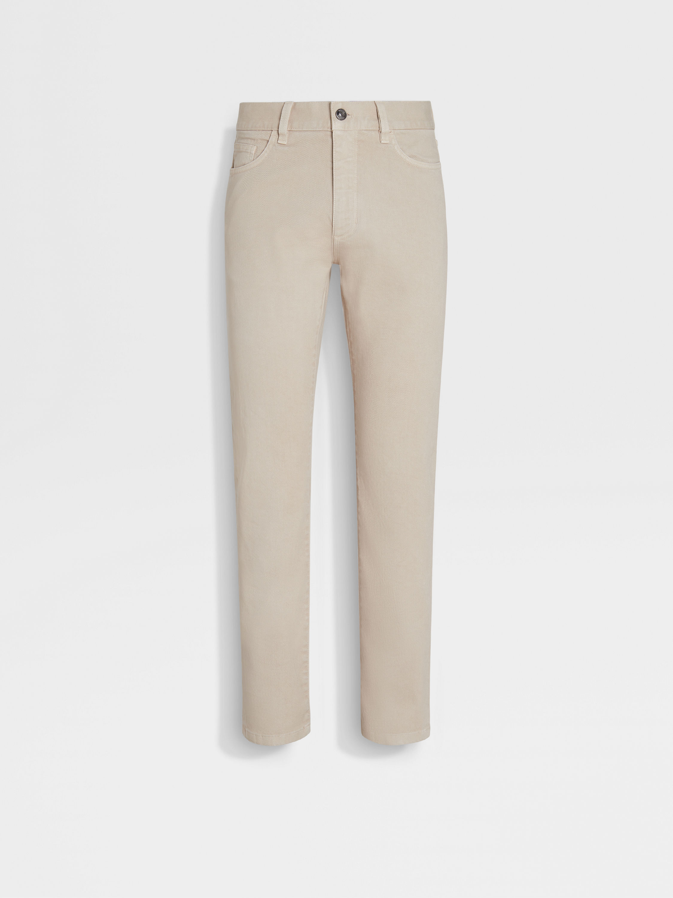 Light Beige Stretch Cotton Roccia Jeans SS24 29882647