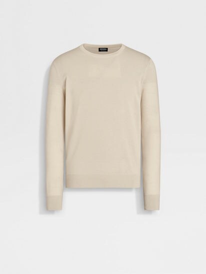 Beige crewneck hot sale