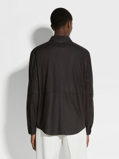 SECONDSKIN ヌバック オーバーシャツ SS25 30583275 | Zegna JP