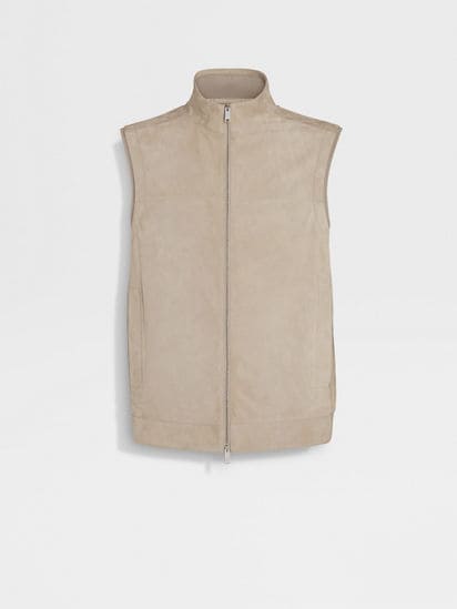 Suede Vest SS25 29972348 Zegna GB