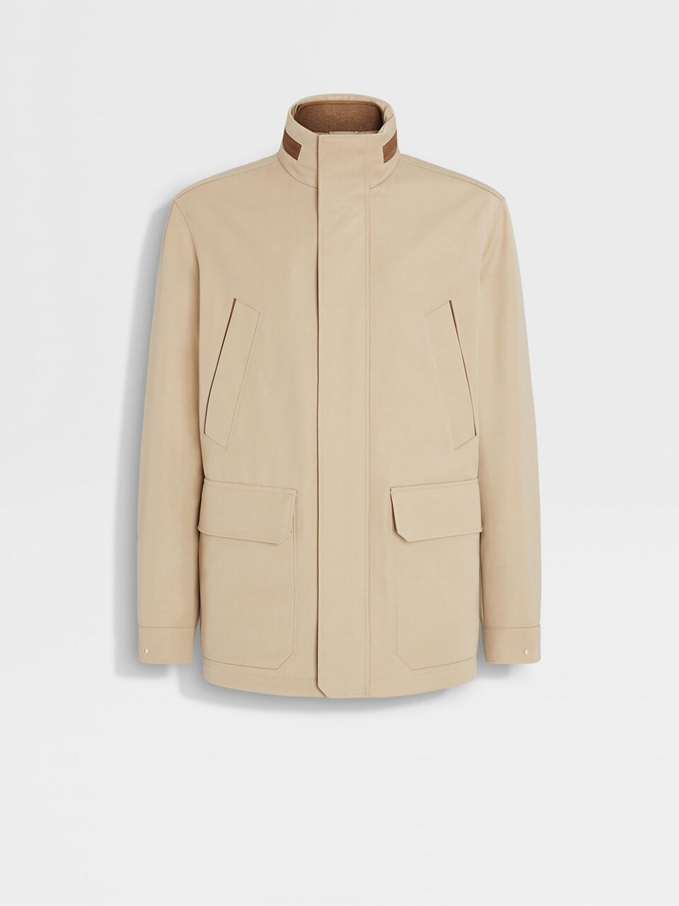 Wool Mohair and Silk Car Coat SS24 30583147 | Zegna EE