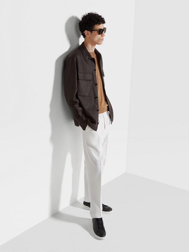 Oasi Lino Overshirt Product detail photo #1
