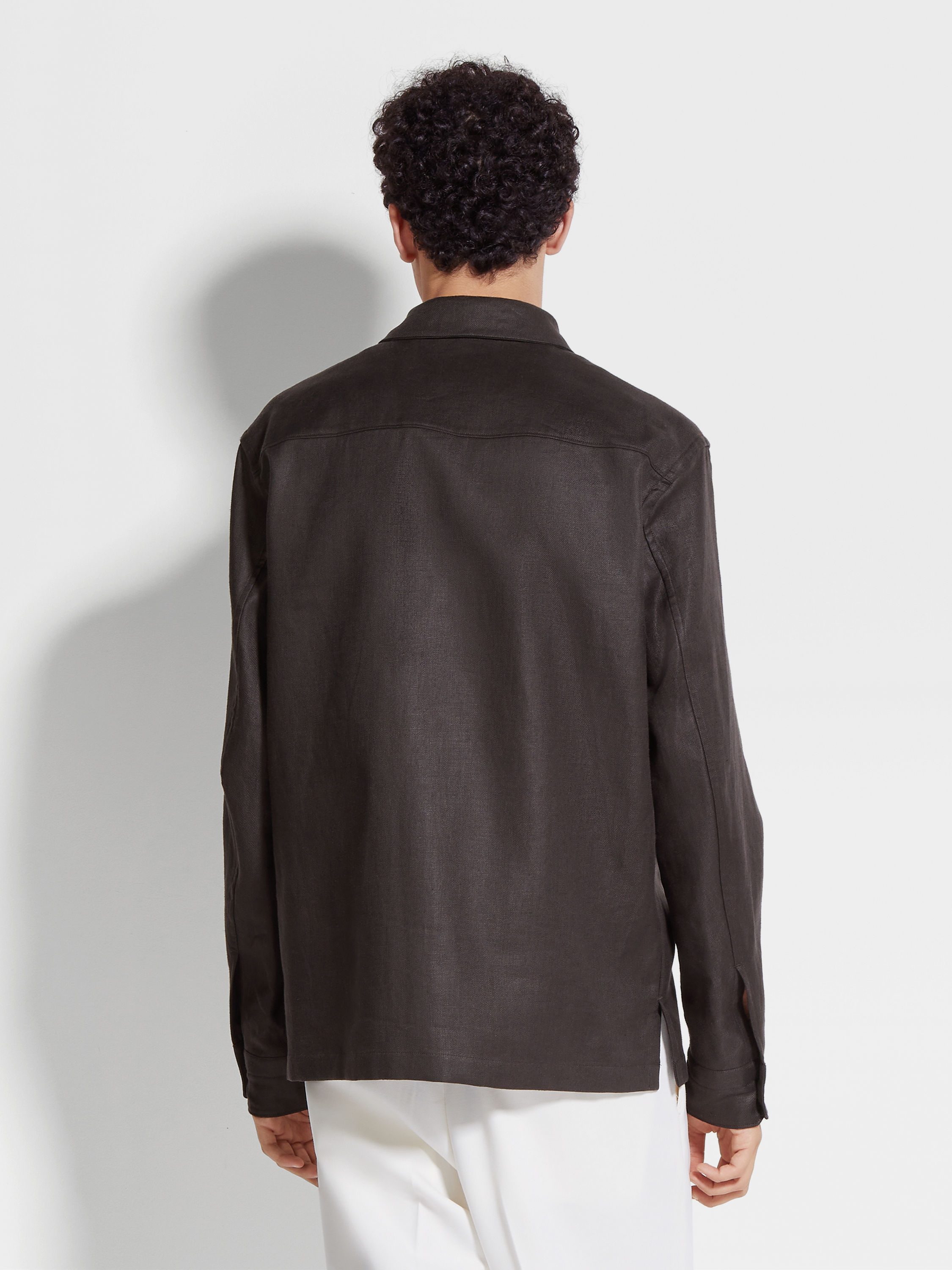 Oasi Lino Overshirt Product detail photo #4