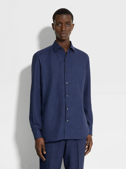 Oasi Lino Shirt SS25 30221701 | Zegna US
