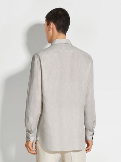 Tシャツ・カットソー ZANONE SS25 linen shirt (810147Z1353 Z0803) Oasi Lino Shirt SS25 30236227 | Zegna US