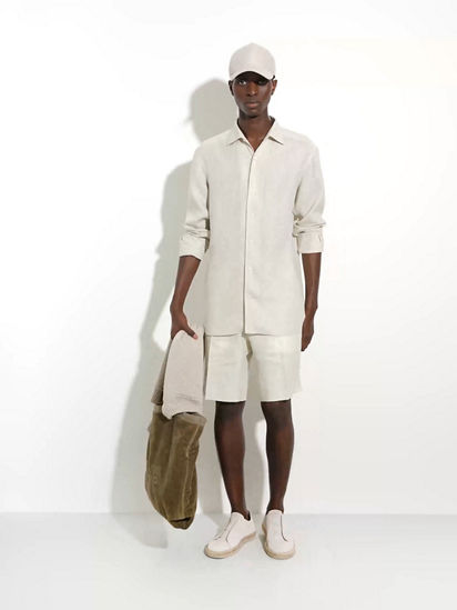 Oasi Lino Shirt SS25 30236227 | Zegna US