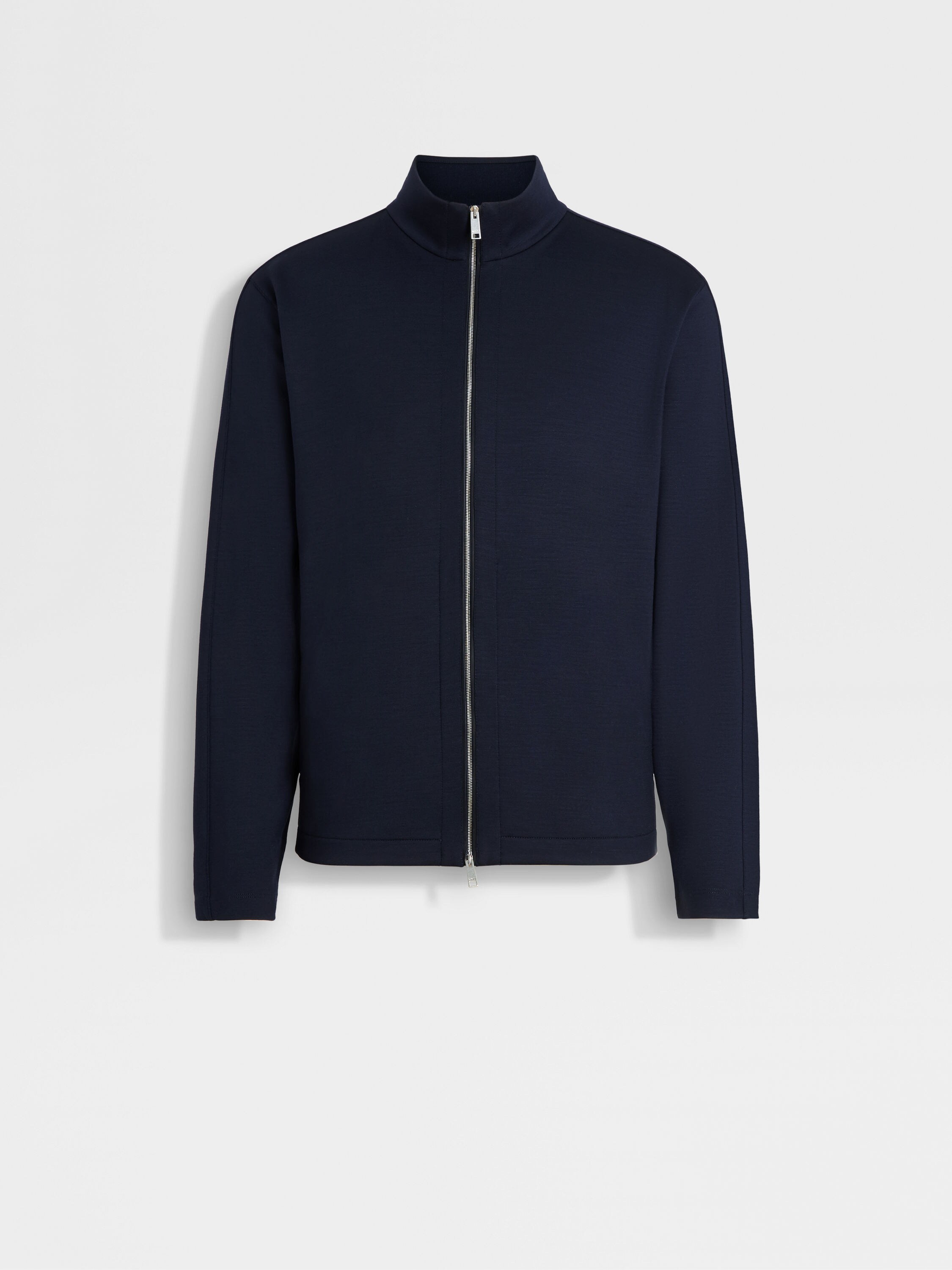 Navy Blue High Performance™ Wool Full Zip Sweatshirt