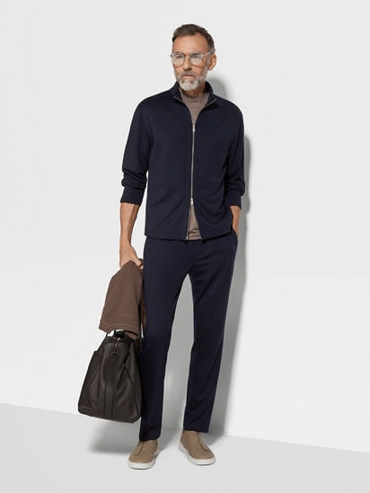 Navy Blue High Performance™ Wool Pants SS25 31861971 | Zegna TH Navy Blue High Performance™ Wool Pants SS25 31861971 | Zegna TH