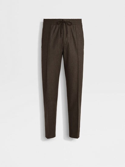 Dark Brown 15milmil15 Wool Joggers
