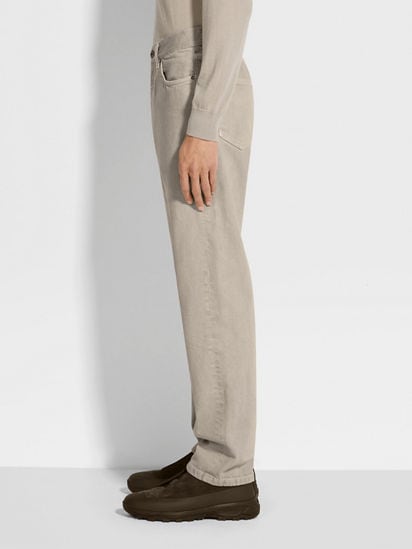 ライトトープ コットン Rocciaジーンズ FW25 31859263 | Zegna JP ライトトープ コットン Rocciaジーンズ FW25 31859263 | Zegna JP