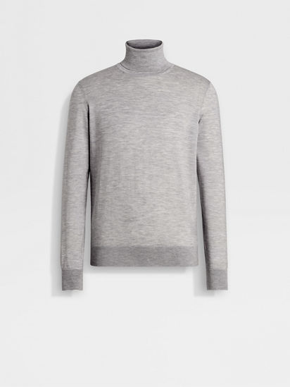 Mens light grey turtleneck best sale