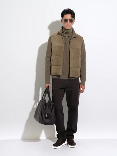 カーキ Cashsetaタートルネック FW24 31693186 | Zegna JP カーキ Cashsetaタートルネック FW24 31693186 | Zegna JP