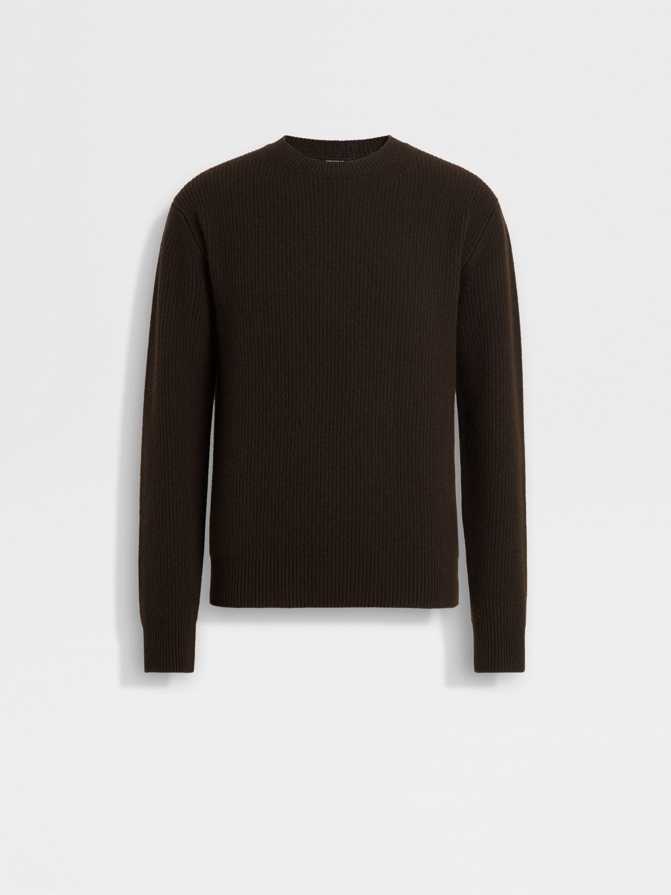 Dark Brown Oasi Cashmere Crewneck