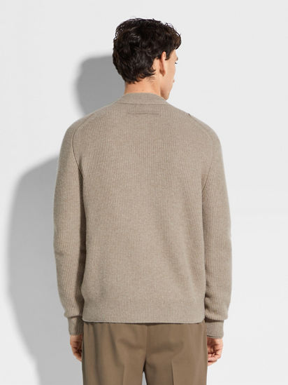 Light Taupe Oasi Cashmere Cardigan SS25 31835261 | Zegna US Light Taupe Oasi Cashmere Cardigan SS25 31835261 | Zegna US