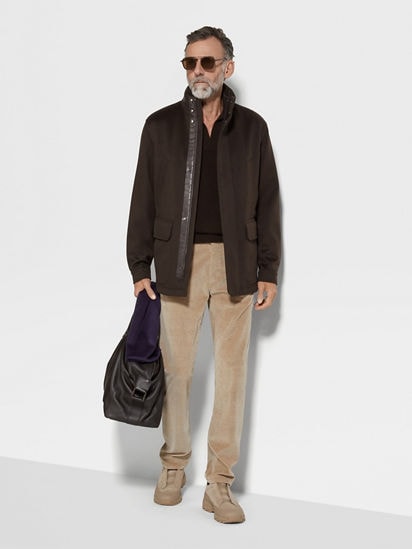 Light Taupe Cashco Roccia Pants FW25 32087749 | Zegna US Light Taupe Cashco Roccia Pants FW25 32087749 | Zegna US