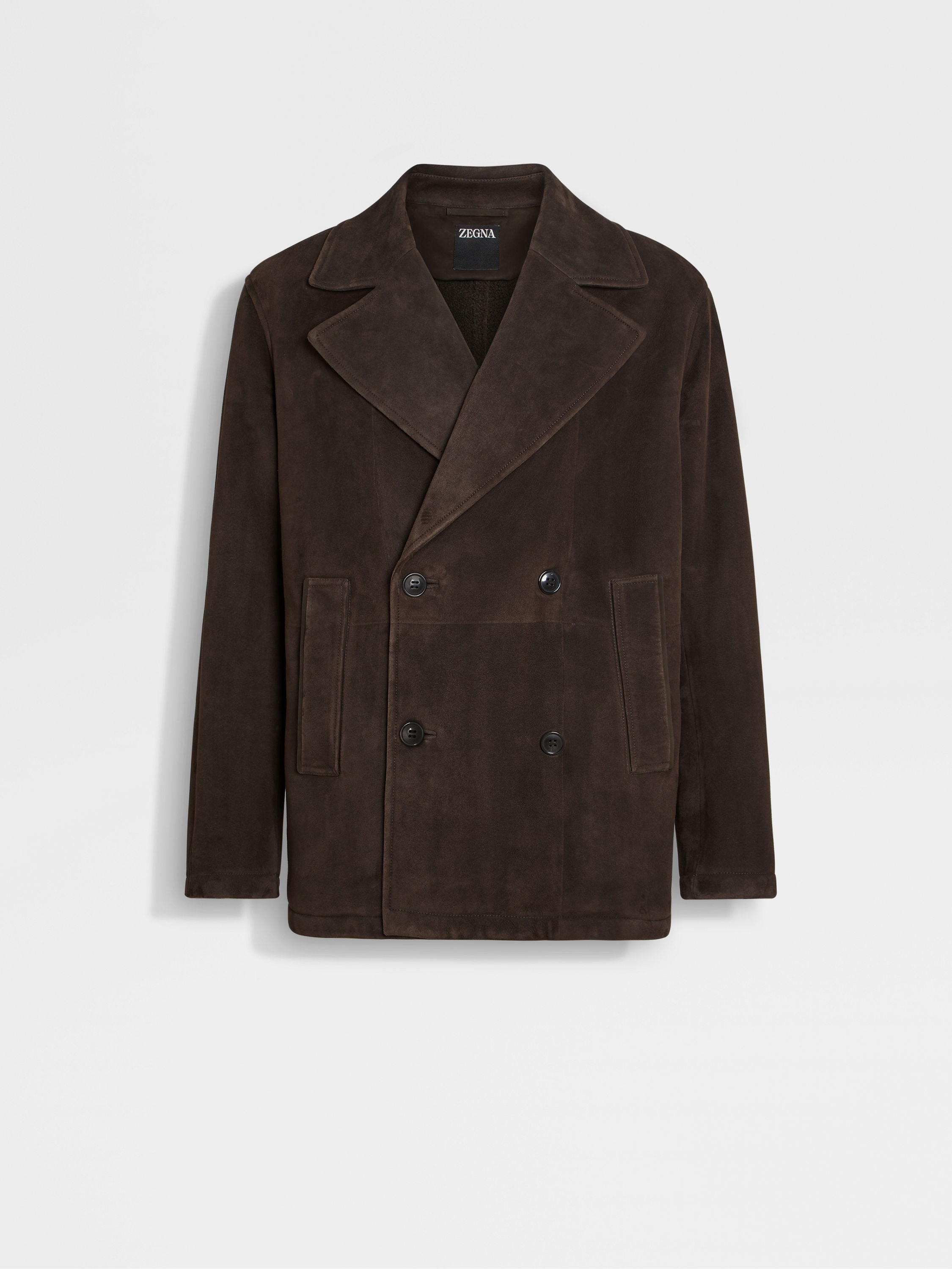 Shearling Wool Peacoat FW25 32372769 | Zegna US Shearling Wool Peacoat FW25 32372769 | Zegna US