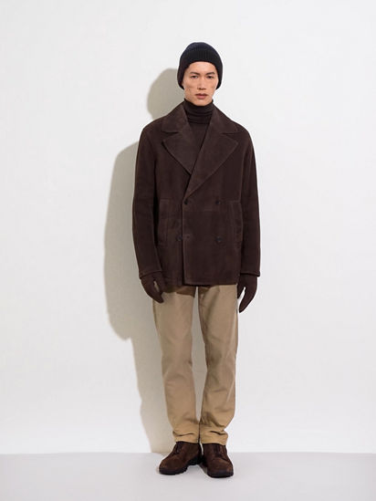Shearling Wool Peacoat FW25 32372769 | Zegna US Shearling Wool Peacoat FW25 32372769 | Zegna US