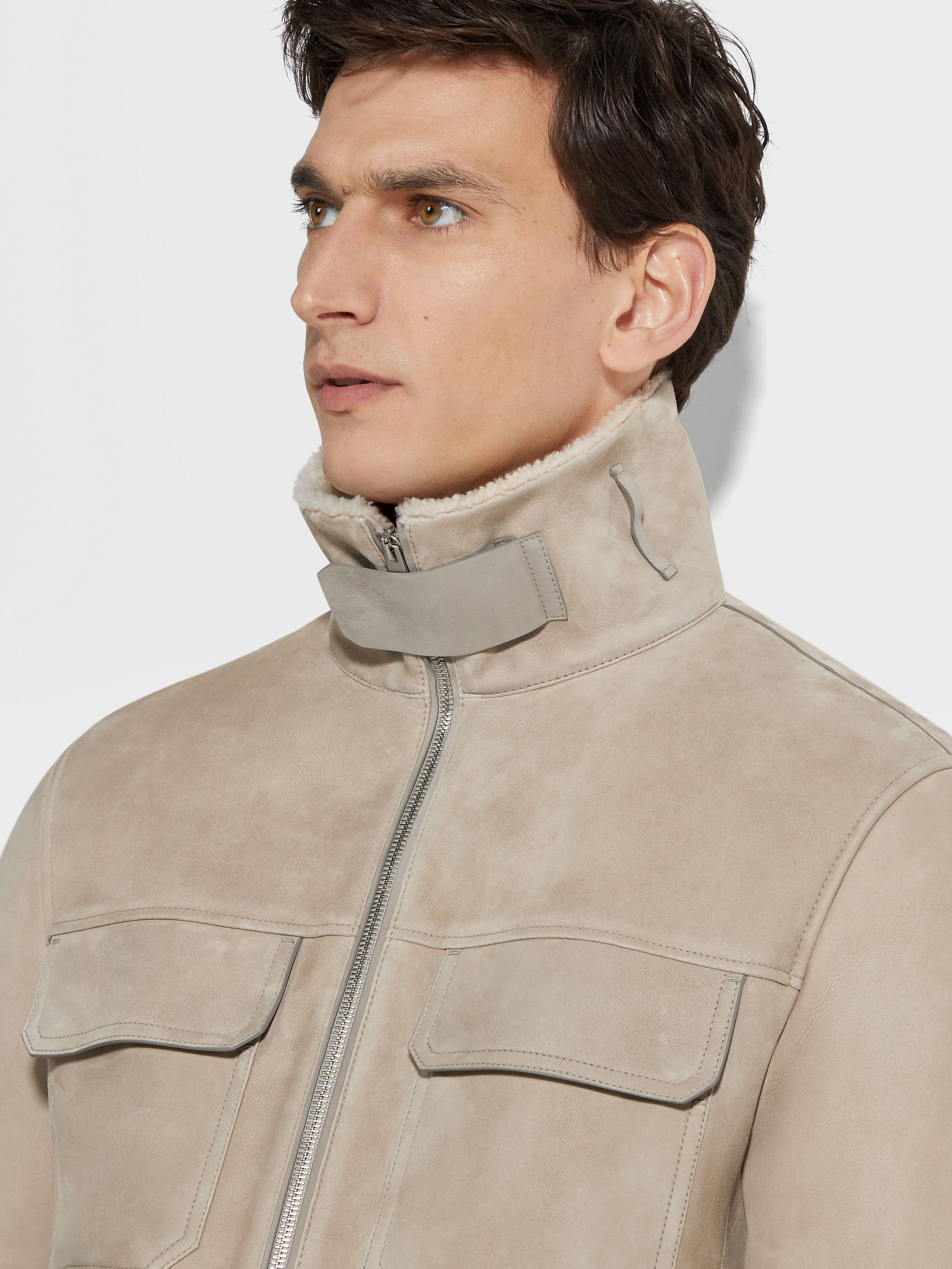 Shearling Wool Blouson Product detail photo #2