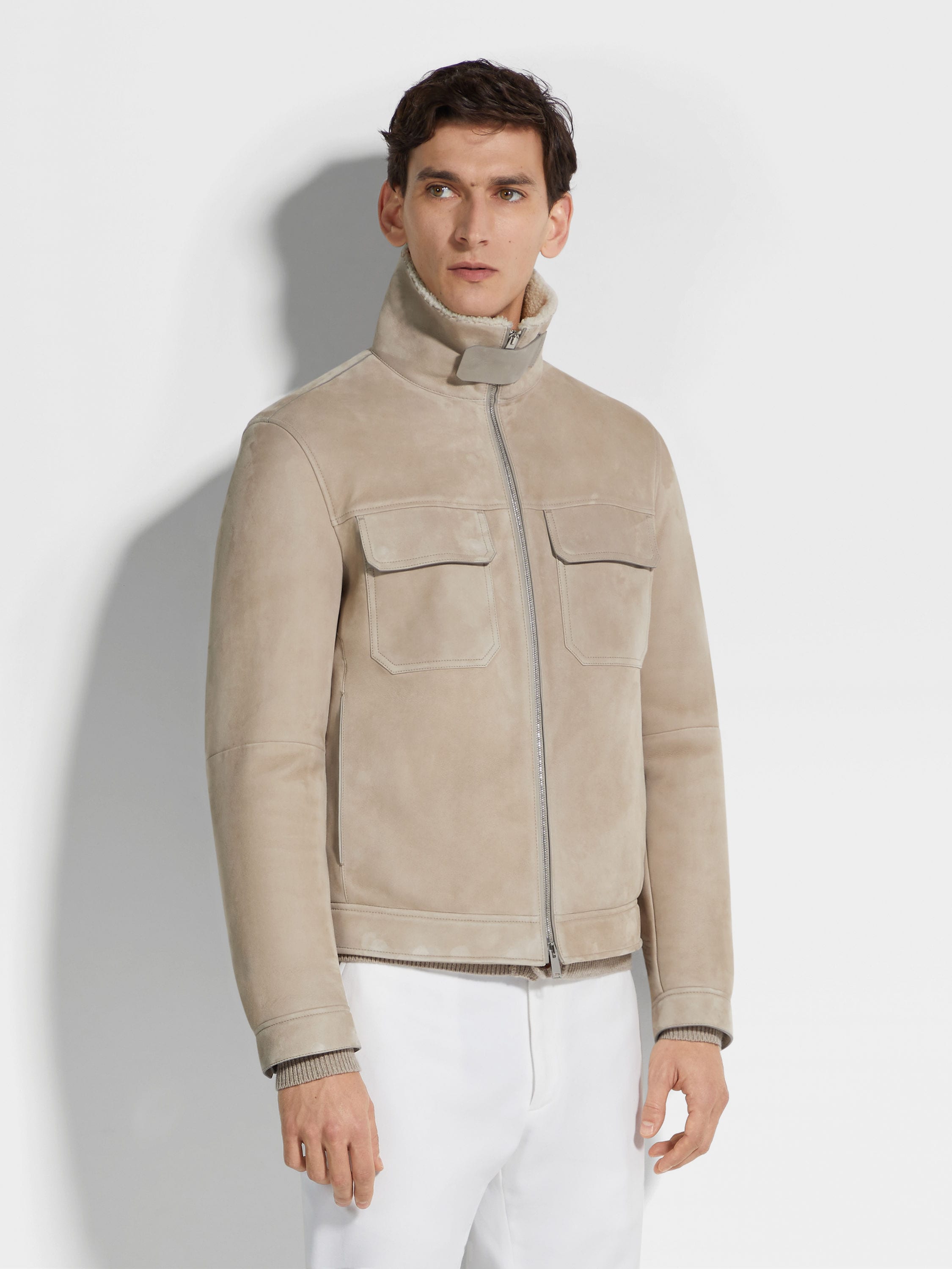 Shearling Wool Blouson Product detail photo #3