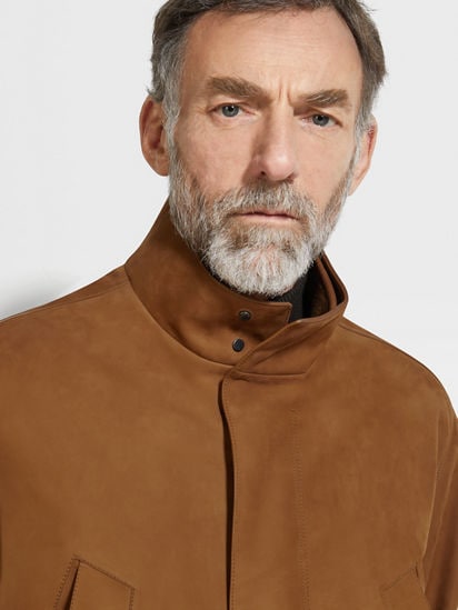 Nubuck Car Coat SS25 31840636 | Zegna US Nubuck Car Coat SS25 31840636 | Zegna US