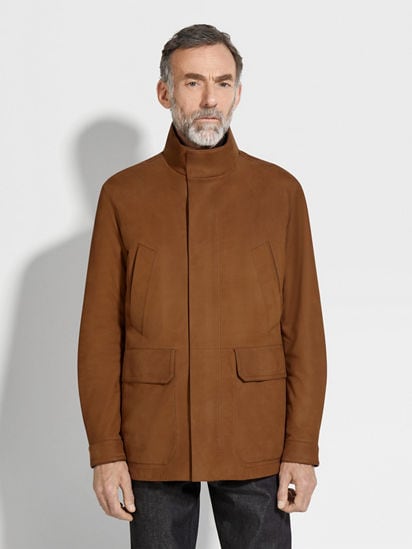 Nubuck Car Coat SS25 31840636 | Zegna US Nubuck Car Coat SS25 31840636 | Zegna US