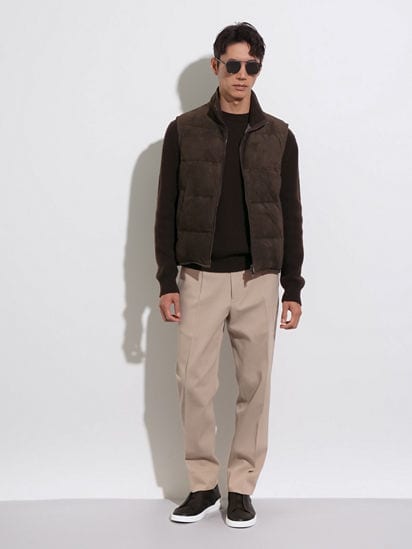 Suede Vest FW25 31840664 | Zegna US Suede Vest FW25 31840664 | Zegna US