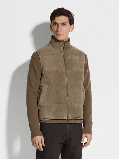 Suede Vest FW24 31840647 | Zegna US Suede Vest FW24 31840647 | Zegna US