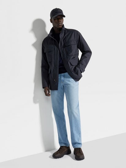 Technical Fabric Field Jacket FW25 31820707 | Zegna KR Technical Fabric Field Jacket FW25 31820707 | Zegna KR
