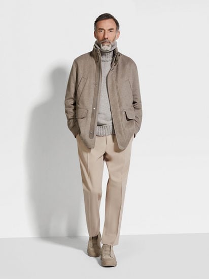 Oasi Cashmere Elements Car Coat FW25 31846579 | Zegna US Oasi Cashmere Elements Car Coat FW25 31846579 | Zegna US