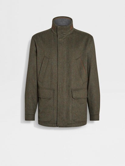 Oasi Cashmere Elements Car Coat FW24 31846602 | Zegna US