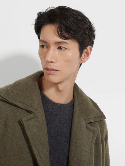 Oasi Cashmere Elements Coat FW24 32979563 Zegna NL
