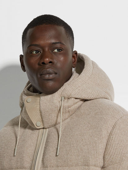 Oasi Cashmere Elements Ghiaccio Blouson FW24 31920035 | Zegna JP